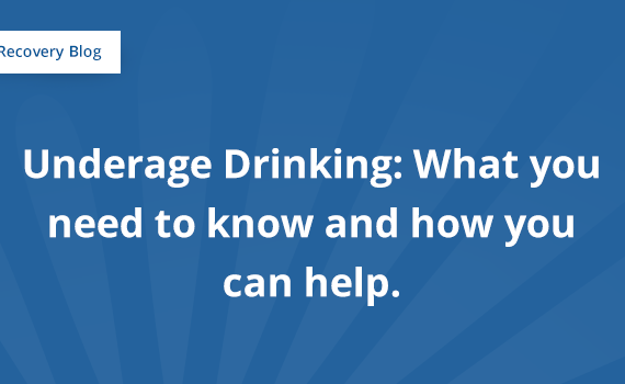 Underage Drinking: What you need to know and how you can help. Banner