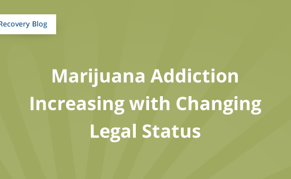 Marijuana Addiction Increasing with Changing Legal Status Banner