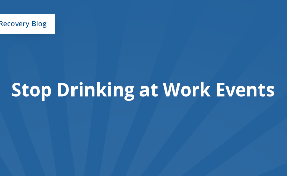 How to Stop Drinking at Work Events Banner