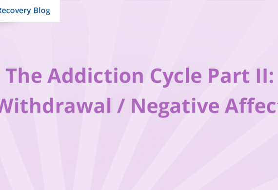 The Addiction Cycle Part II: Withdrawal/Negative Affect Stage Banner