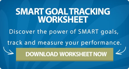 SMART goals tracking worksheet