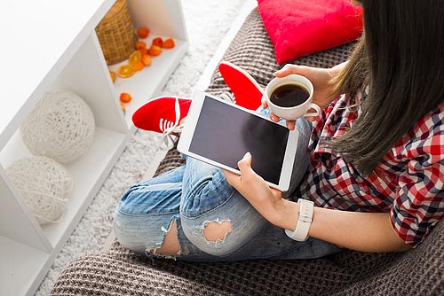 a woman relaxing while in an intensive outpatient program