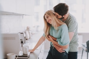 Couple Waiting for Hot Drink in Romantic Attachment Style