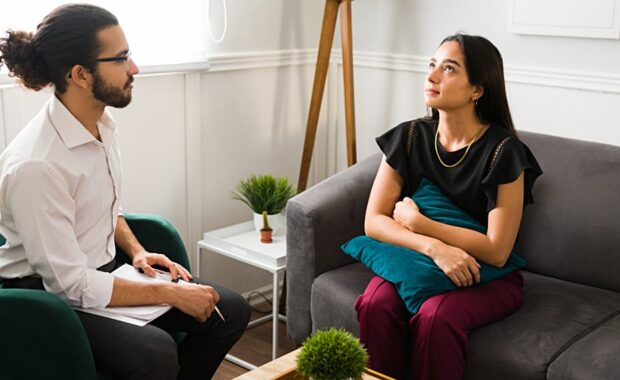 Female having a therapy session in DC
